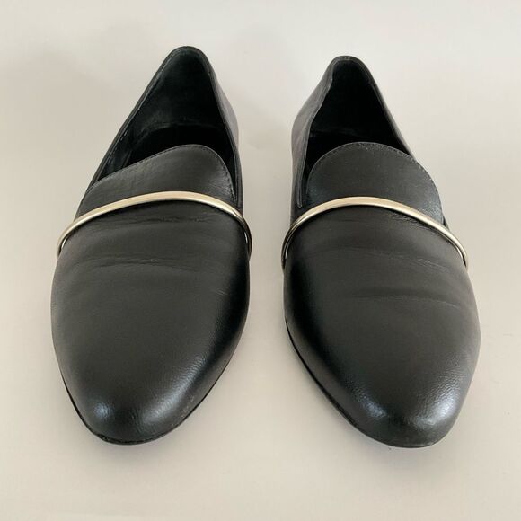 AGL Attilio Giusti Leombruni Leather Loafer Black 36.5 - Picture 4 of 11